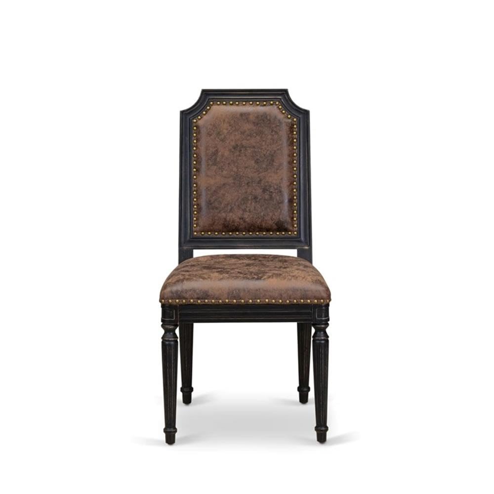 Set of 2 Acacia Wood Dining Chairs R915