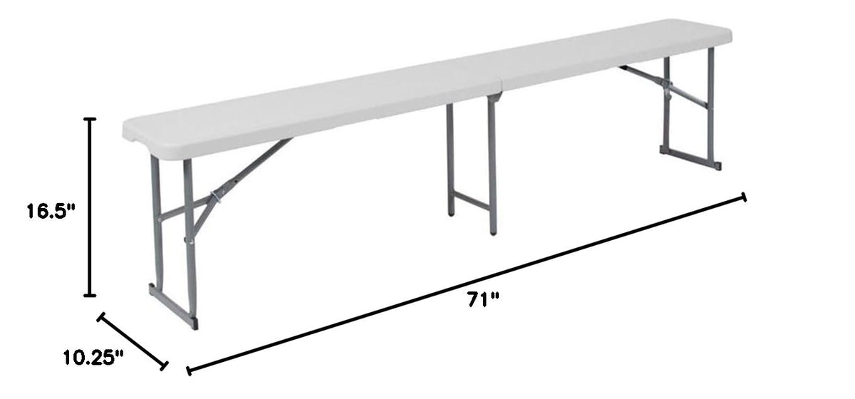 Plastic Bi-Fold Bench L3401