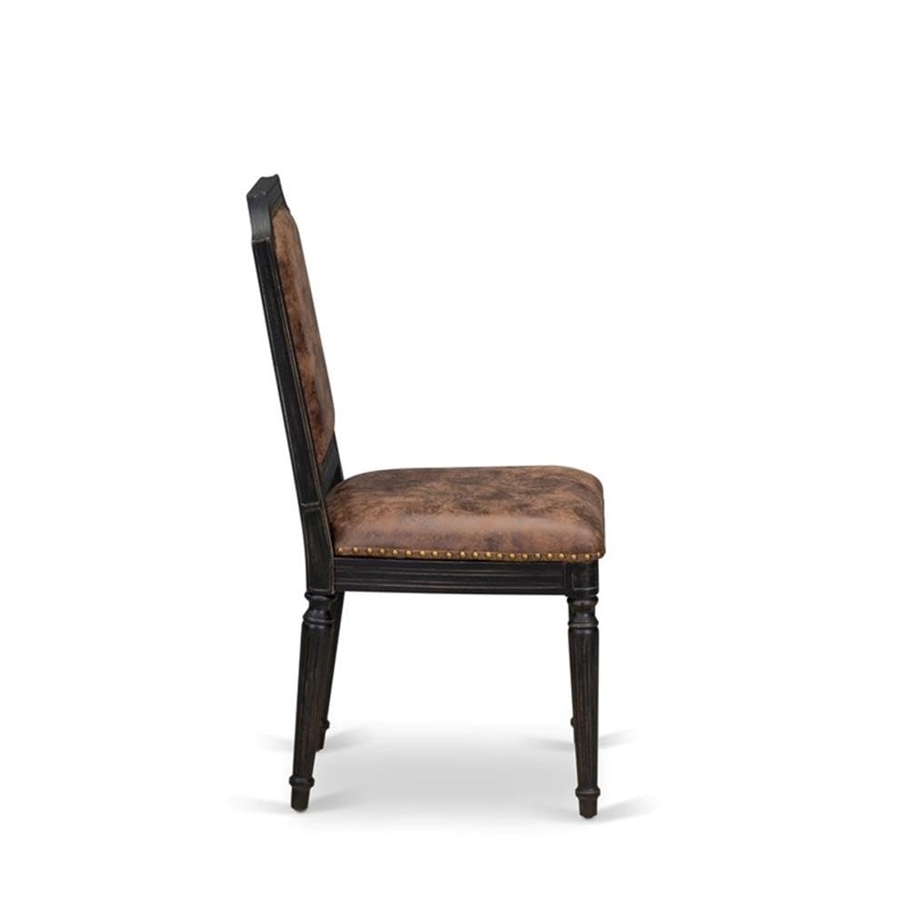 Set of 2 Acacia Wood Dining Chairs R915