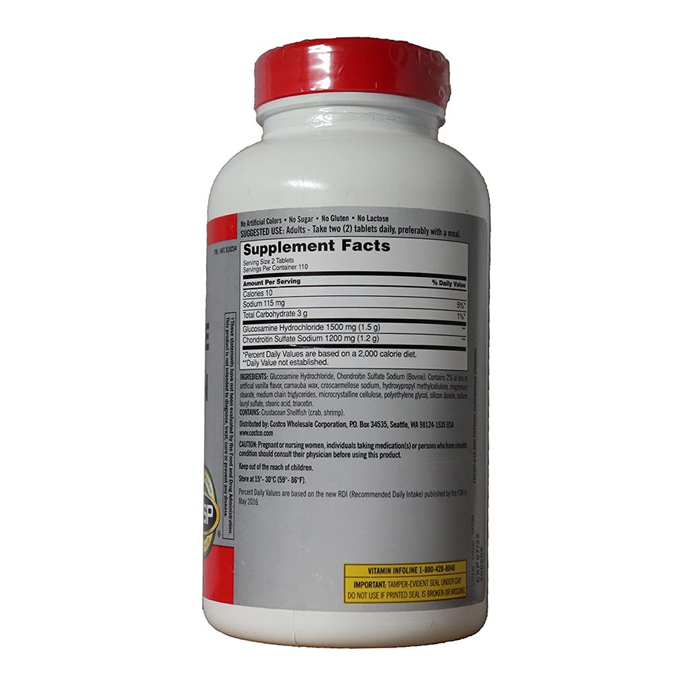 Glucosamine & Chondroitin 220 Tablets 4 Pack P5403