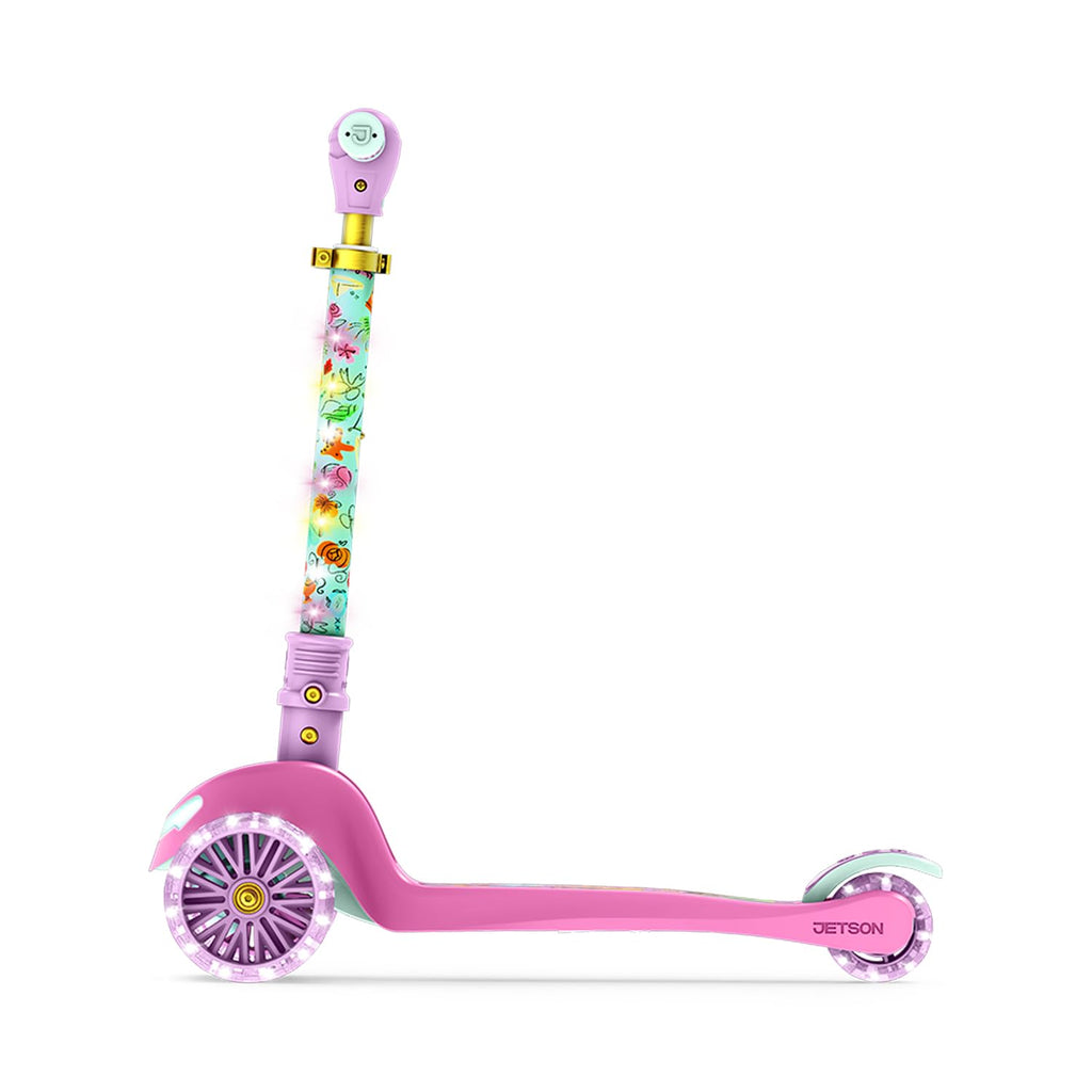 Kids Kick Scooter with LED Lights and Light-Up Wheels E9550