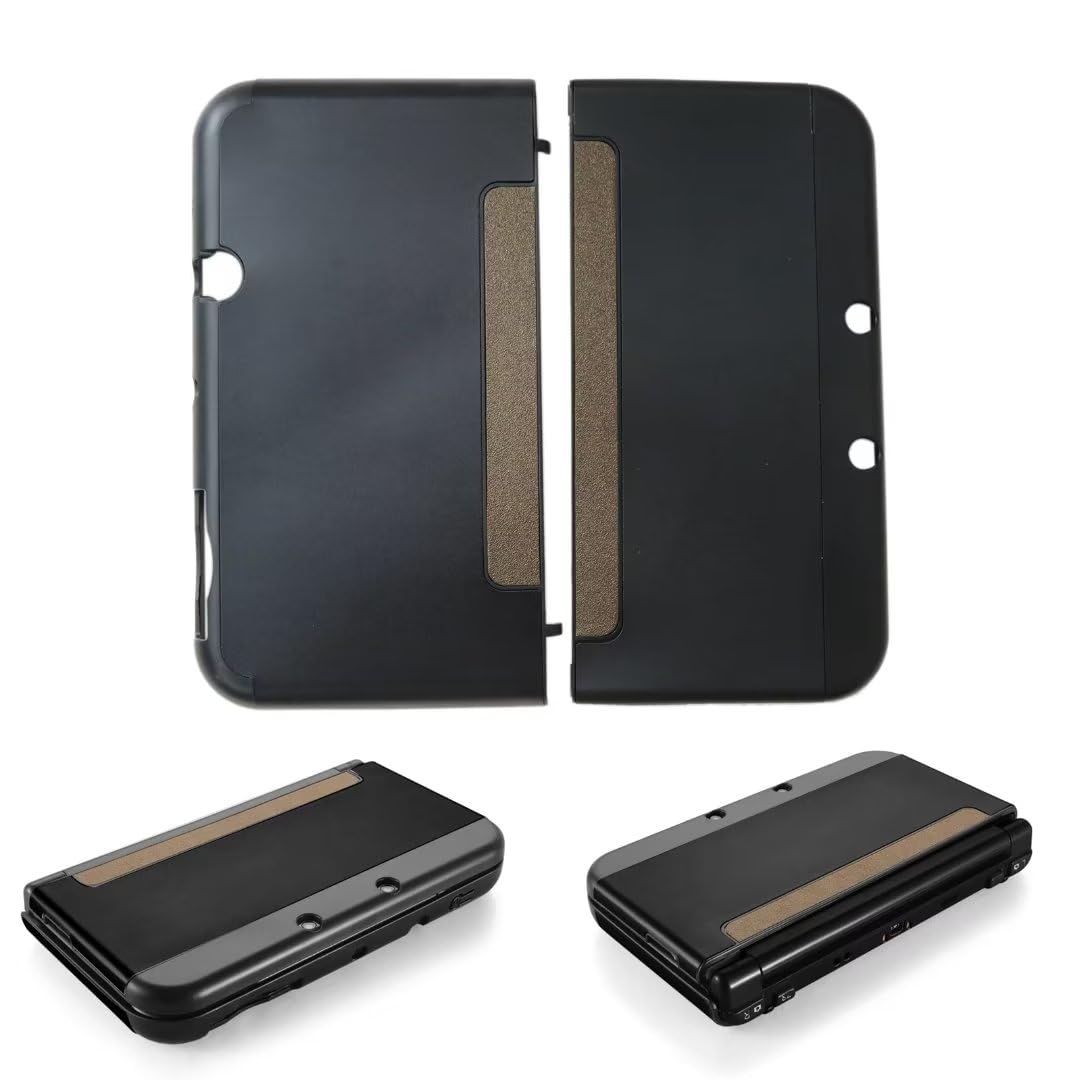 Hard Shell Protector Case Cover for Nintendo 3DS LL XL - Black Q343757