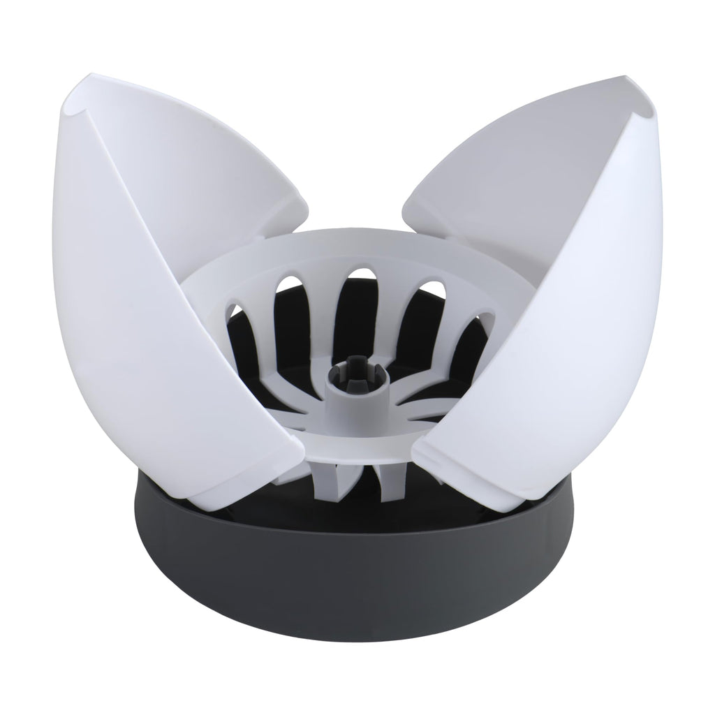 Heavy-Duty Toilet Plunger with Hideaway Holder, White K534