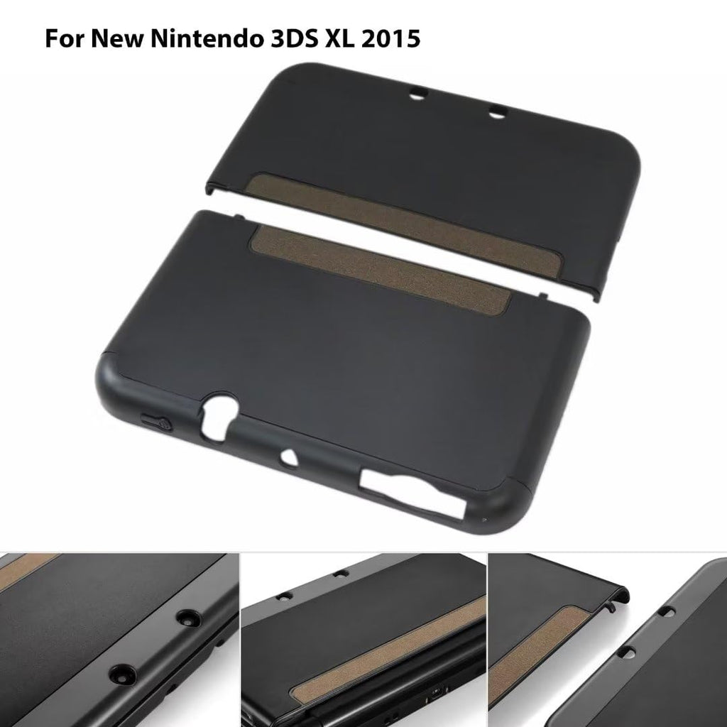 Hard Shell Protector Case Cover for Nintendo 3DS LL XL - Black Q343757