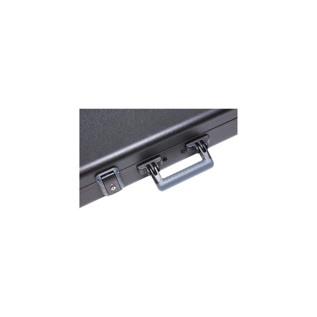 Black Molded Electric Guitar Case with TSA Lock J780144