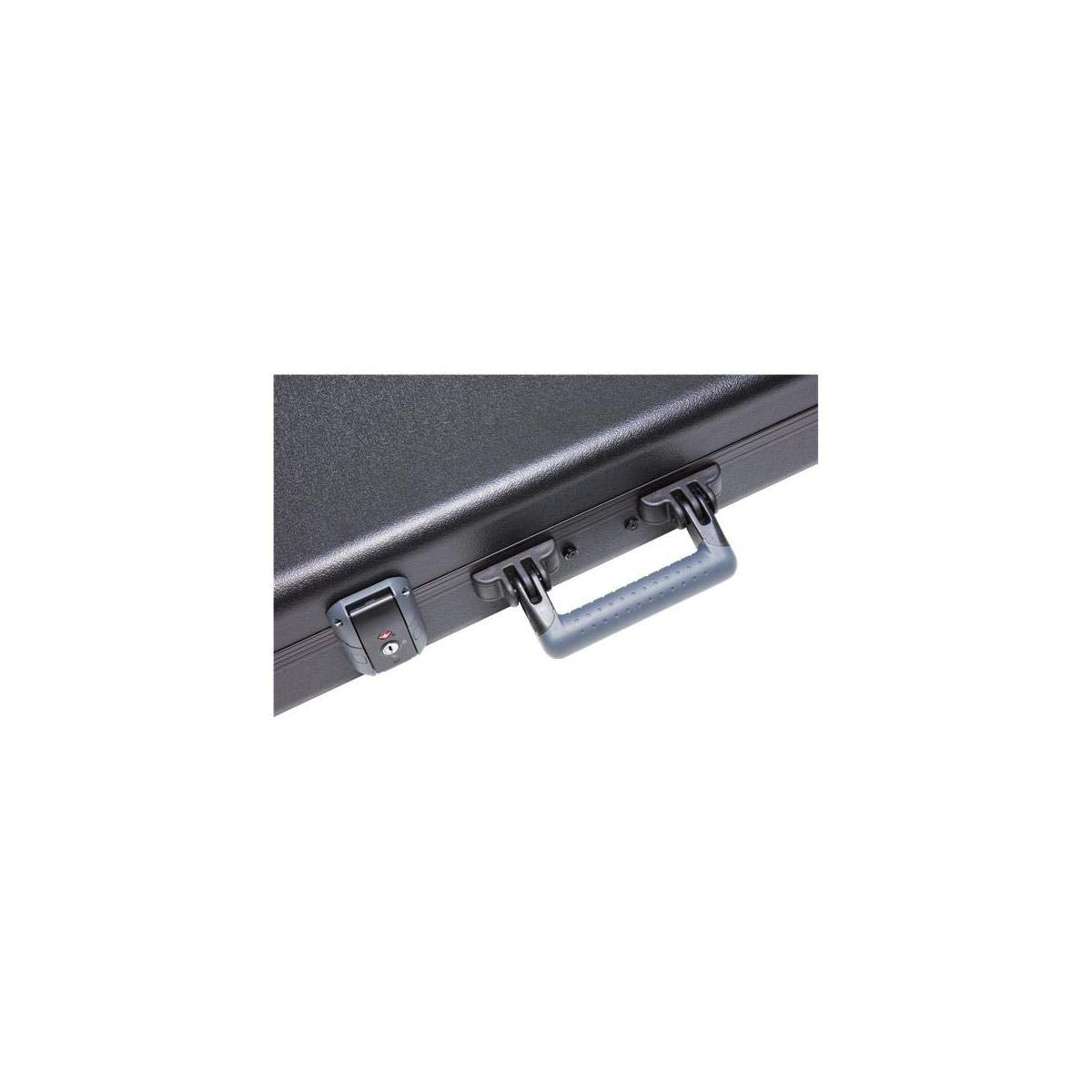 Black Molded Electric Guitar Case with TSA Lock J780144