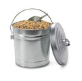 6-Gallon Galvanized Steel Round Trash Can A3945