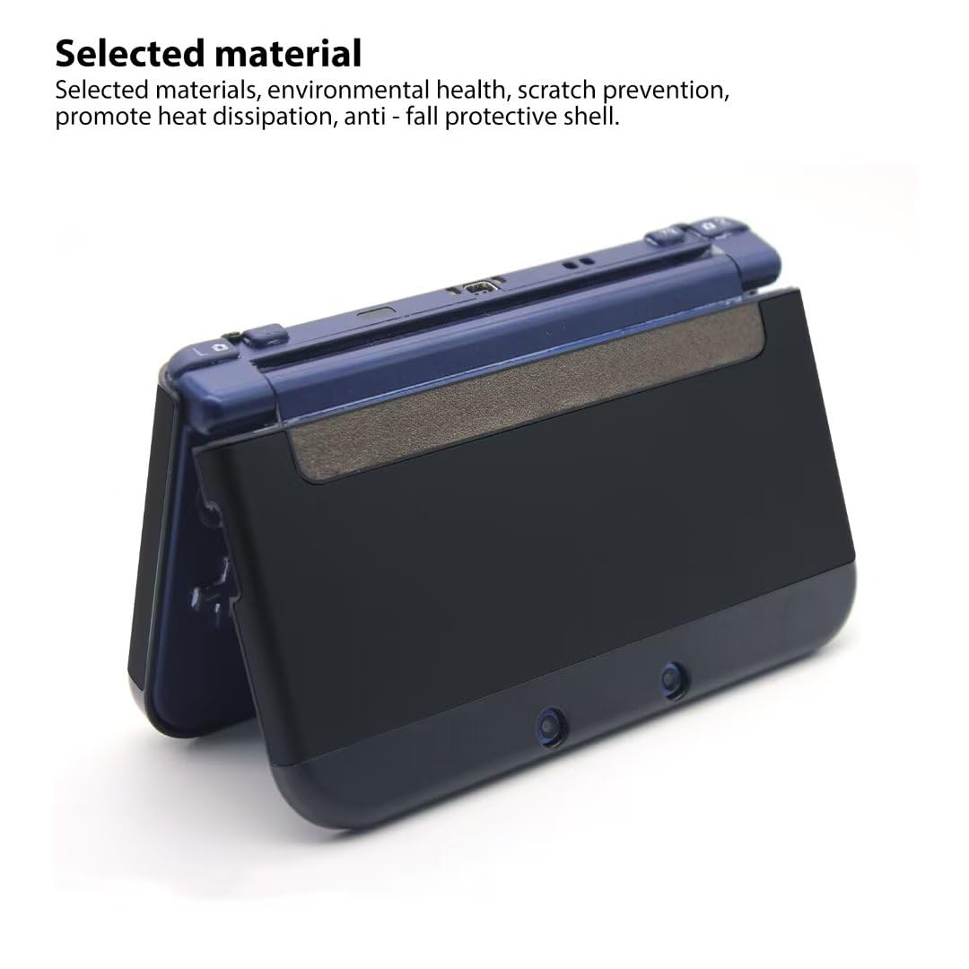 Hard Shell Protector Case Cover for Nintendo 3DS LL XL - Black Q343757