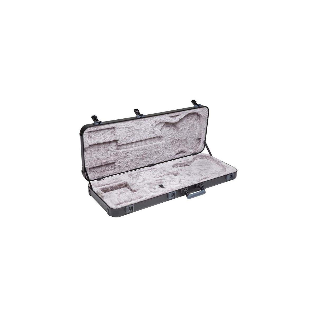 Black Molded Electric Guitar Case with TSA Lock J780144