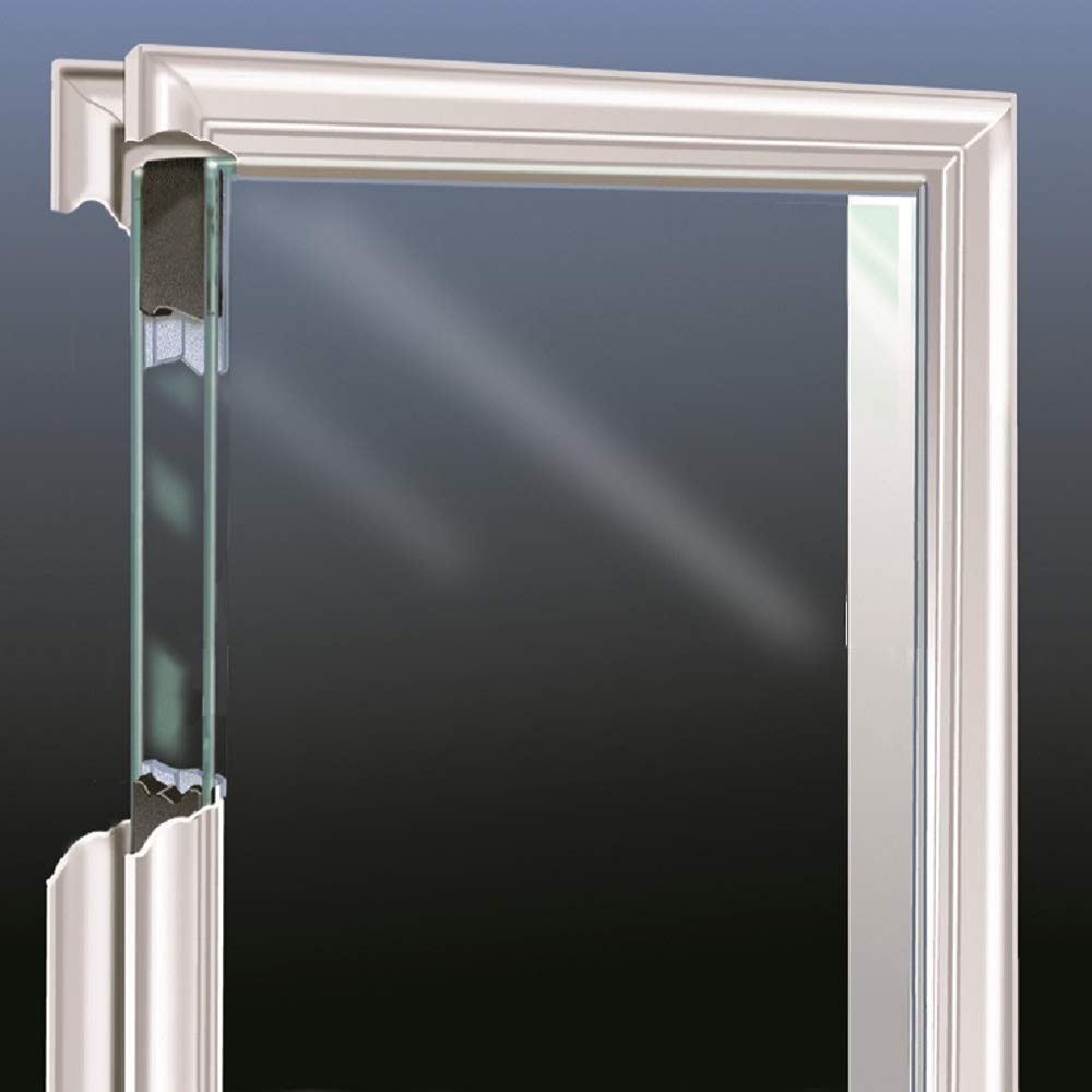 Primed Left Hand Outswing Full Lite Clear Glass Prehung Door A718