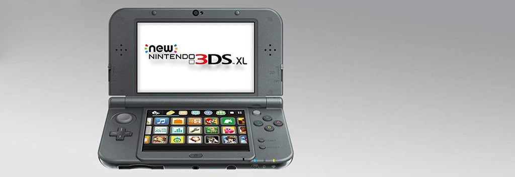 Black Handheld Console and AC Adapter Q8775