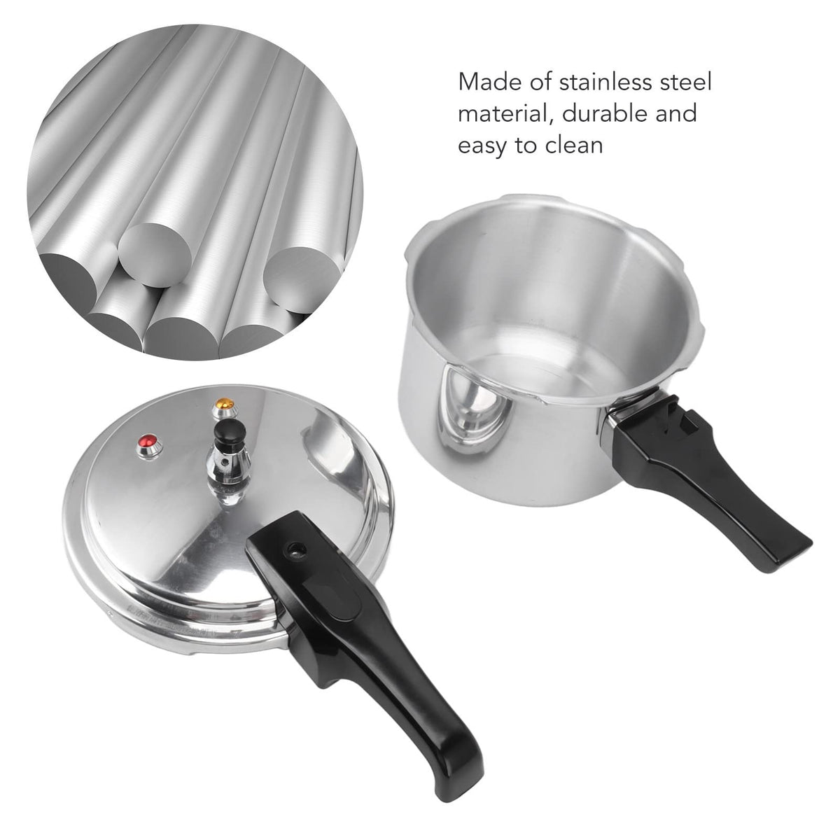 3 Liter Stainless Steel Pressure Cooker X91497