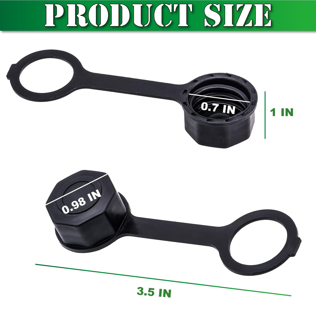 Black Gas Can Vent Caps E616