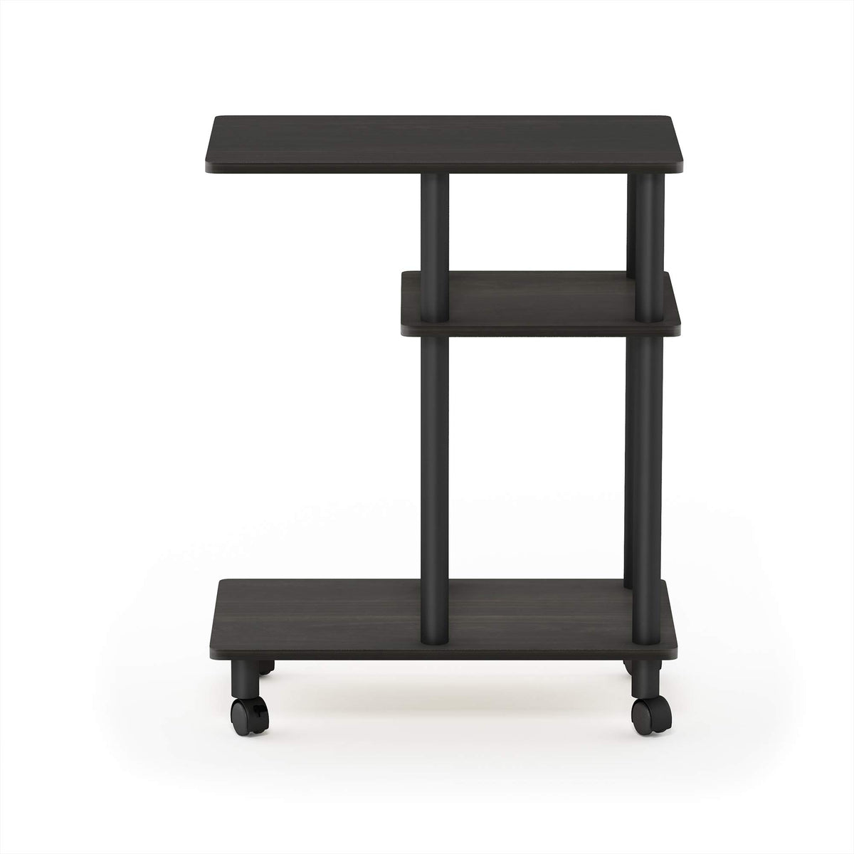 C Shaped Side Table with Casters K3903