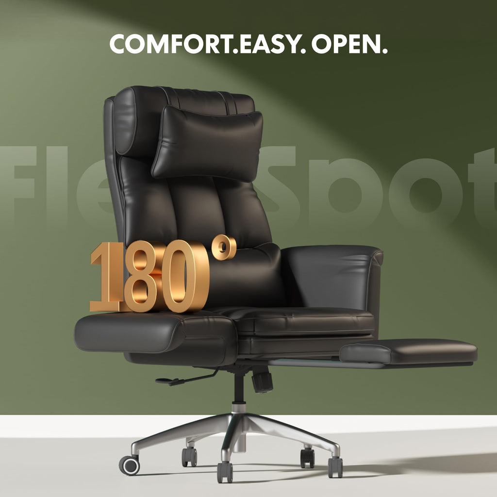 Oversized Brown Convertible Office Chair K3177