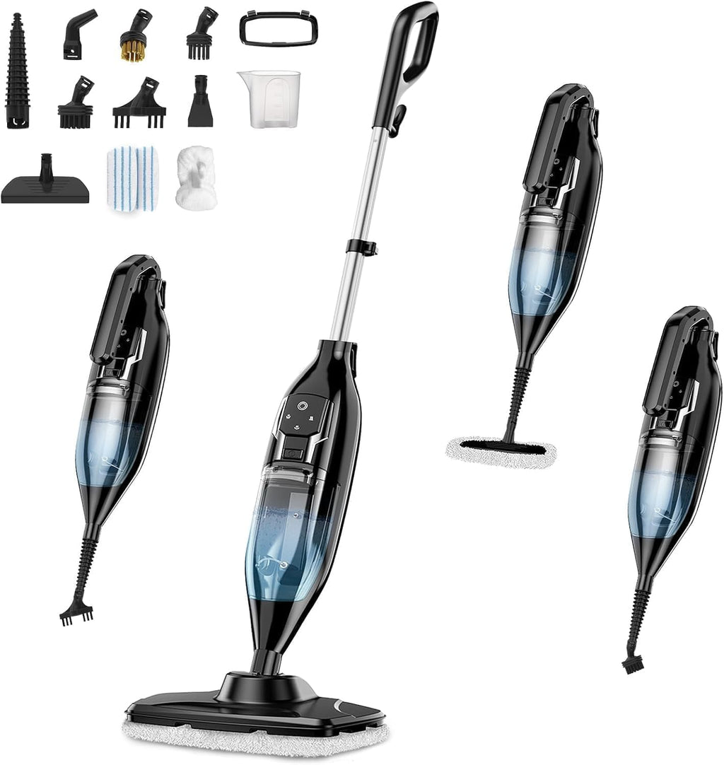 12-in-1 Handheld Steam Mop with 565ML Removable Tank Q158755