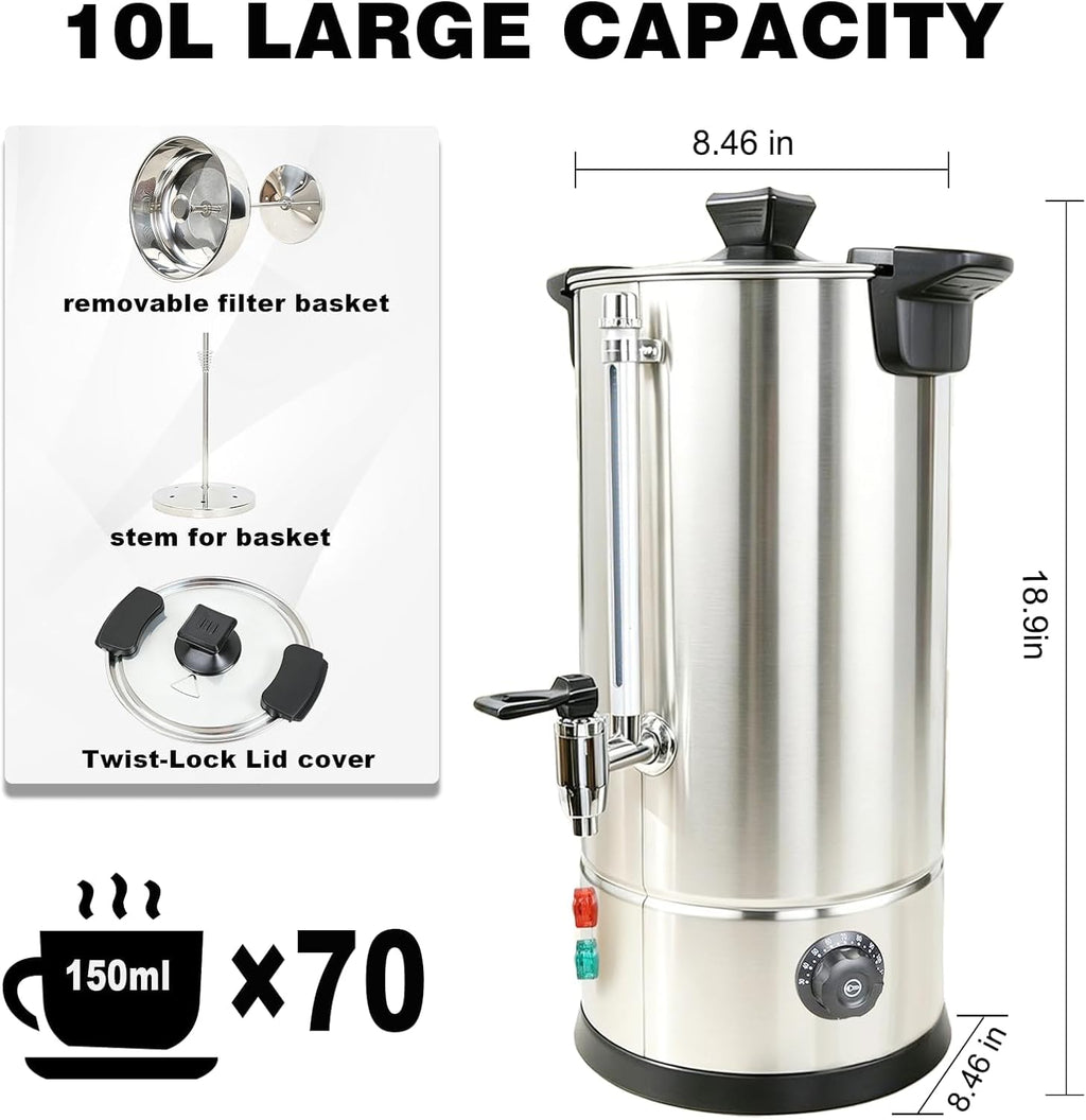 70 Cup Stainless Steel Coffee Urn U561516