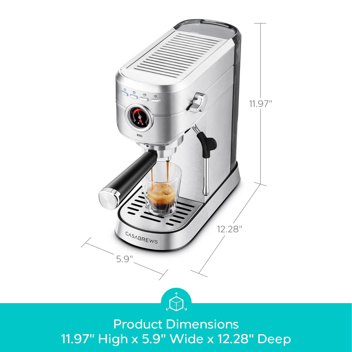 Espresso Machine with Steam Wand H6935