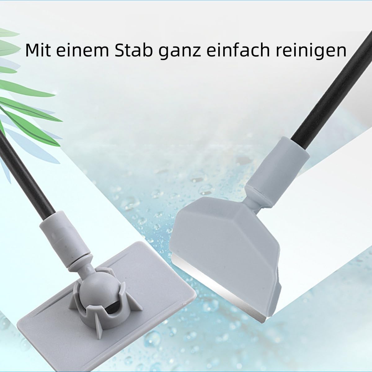 5 in 1 Cleaning Tools Set with Algae Scraper Brush and Fish Net 50cm X925