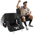 2 Pack Portable Folding Stadium Seats with Back Support and Cushion Z179