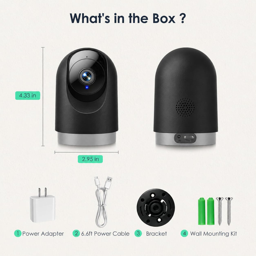2K Indoor Camera with Motion Tracking L24625