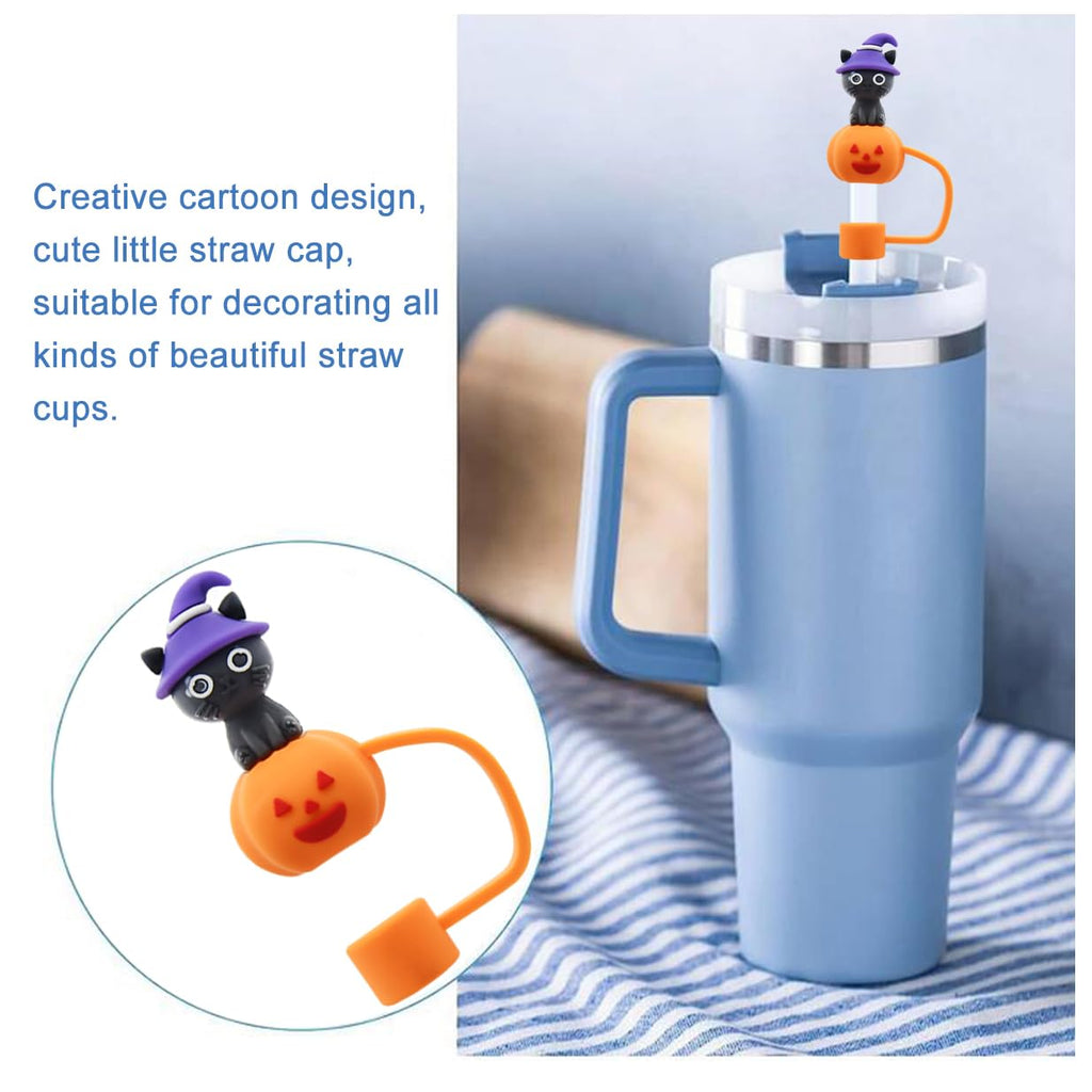 Straw Cover Cap for 30 and 40 Oz Tumbler, 10 mm Reusable Straw Tips Lids W267785
