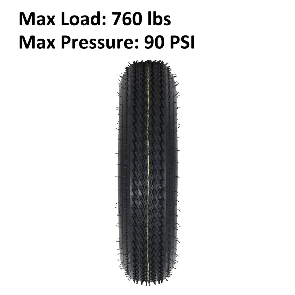 4.80-8 Trailer Tires on 8” White Rims 2-Pack U486712