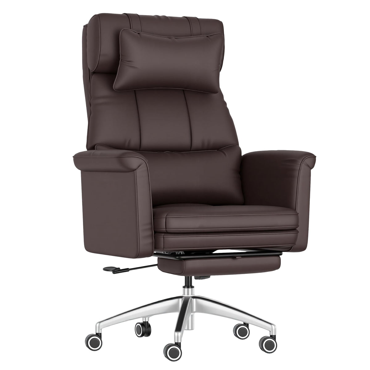 Oversized Brown Convertible Office Chair K3177