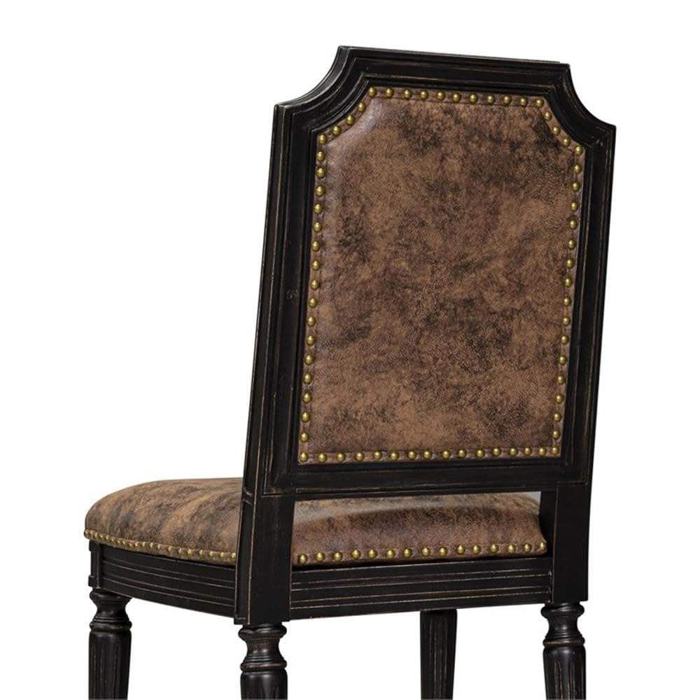 Set of 2 Acacia Wood Dining Chairs R915