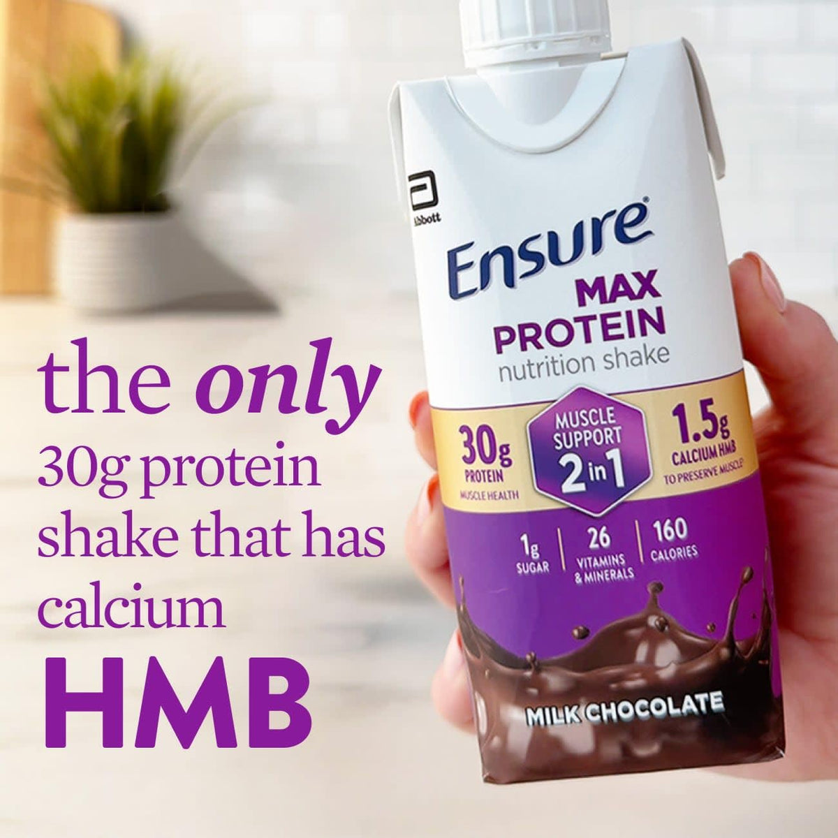 2-in-1 Milk Chocolate High Protein 12 Pack Q34510