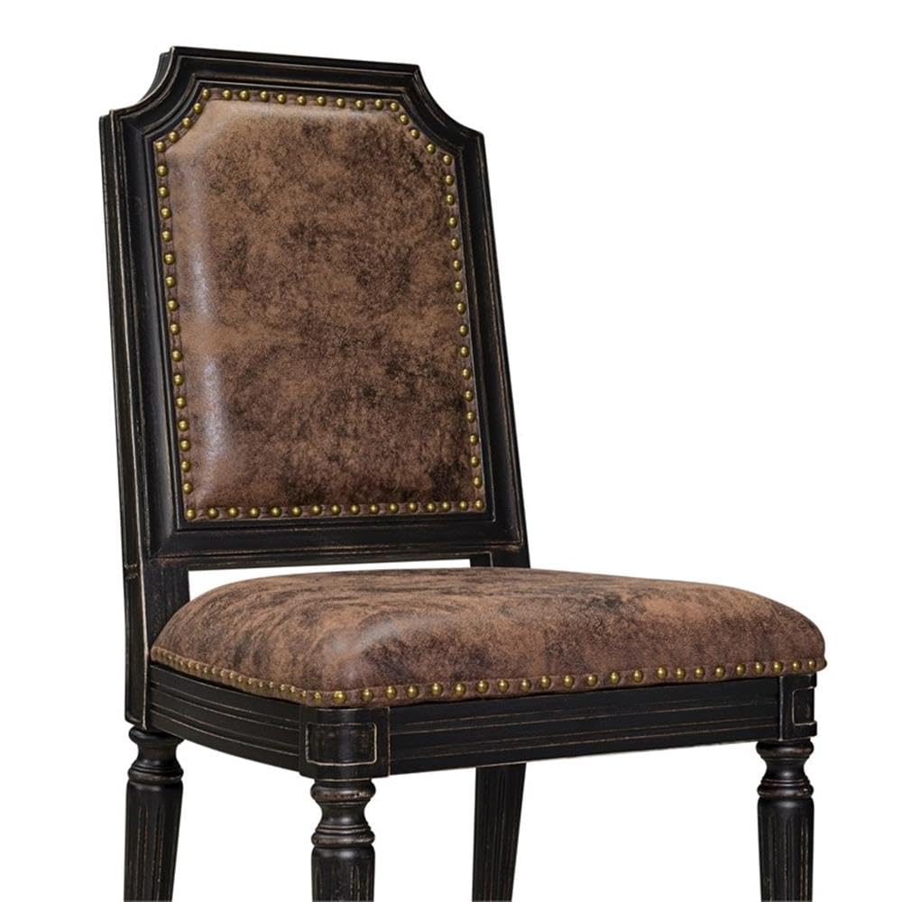 Set of 2 Acacia Wood Dining Chairs R915