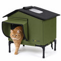 Weatherproof Insulated Outdoor Cat House F10388