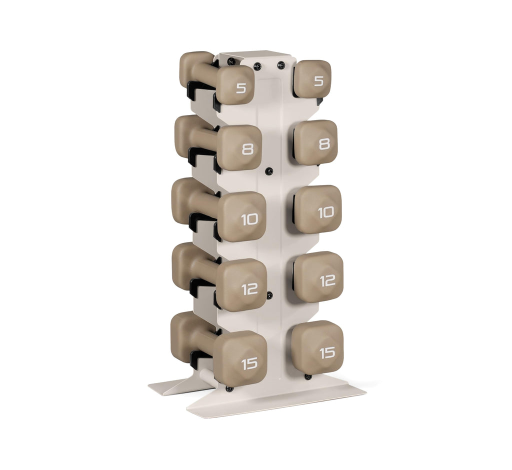 Neoprene Dumbbell Set with Storage Rack S83836