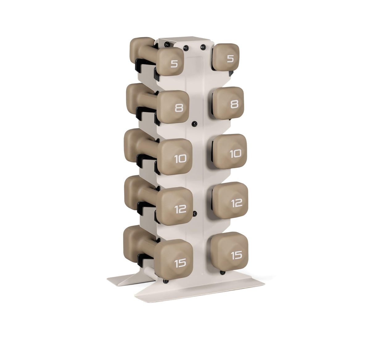 Neoprene Dumbbell Set with Storage Rack S83836