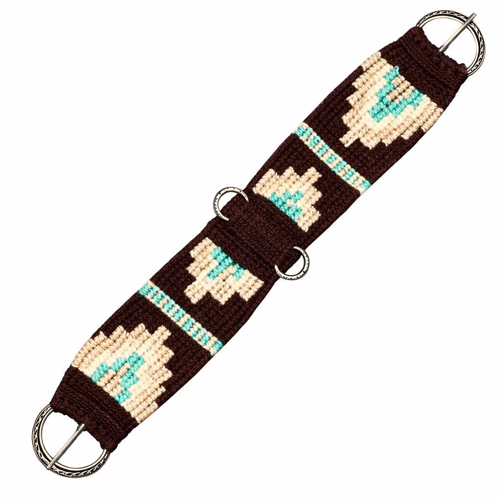 Mohair Wool Horse Cinch Saddle Girth with Stainless Steel Buckles X320