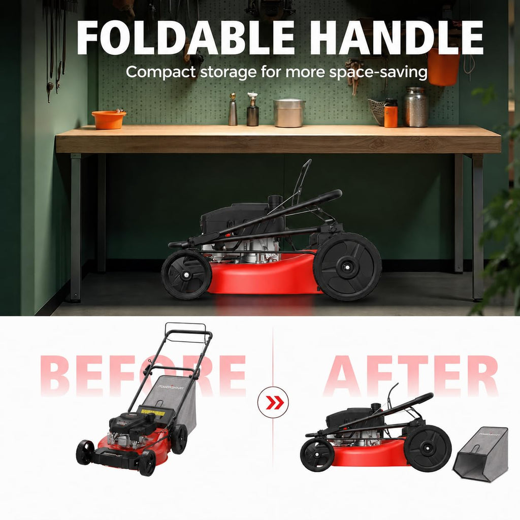 21-Inch 3-in-1 Gas Self-Propelled Lawn Mower R576357