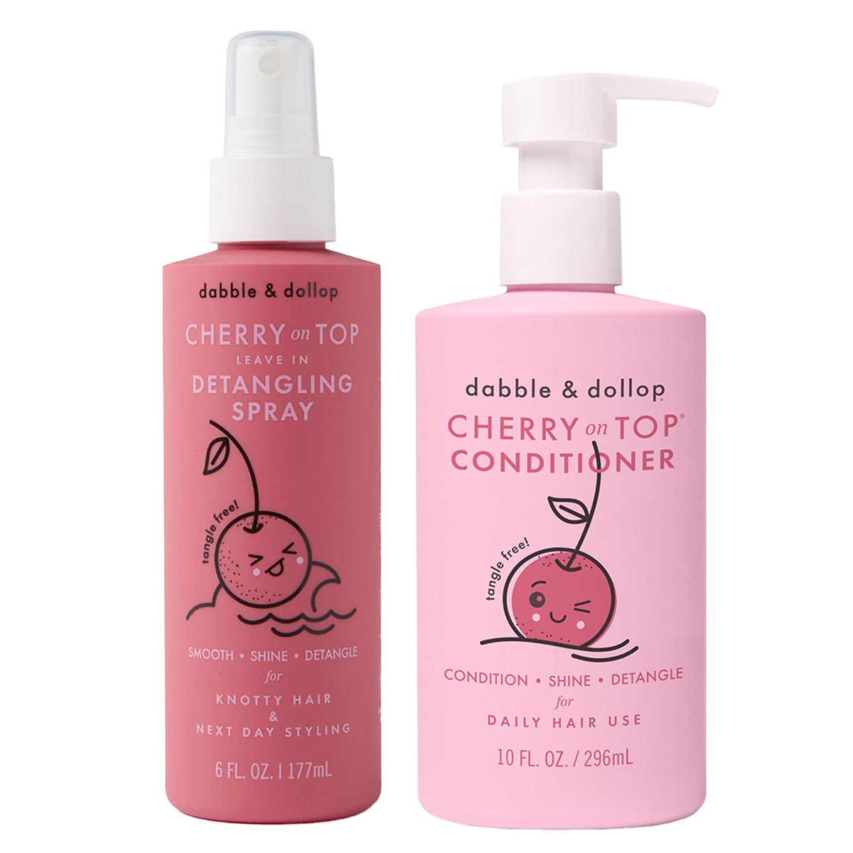 Kids Hair Conditioner & Leave-In Detangler Spray 2-Pack P259