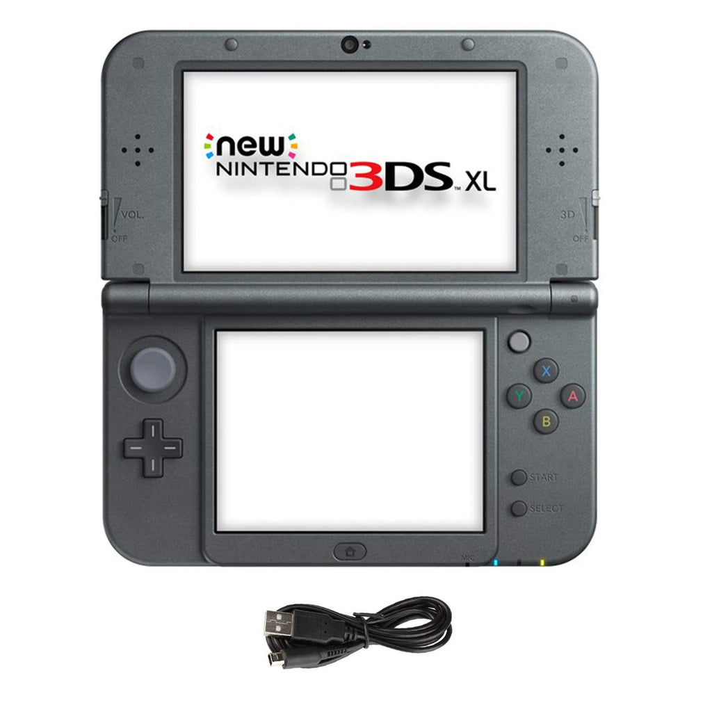 Black Handheld Console and AC Adapter Q8775