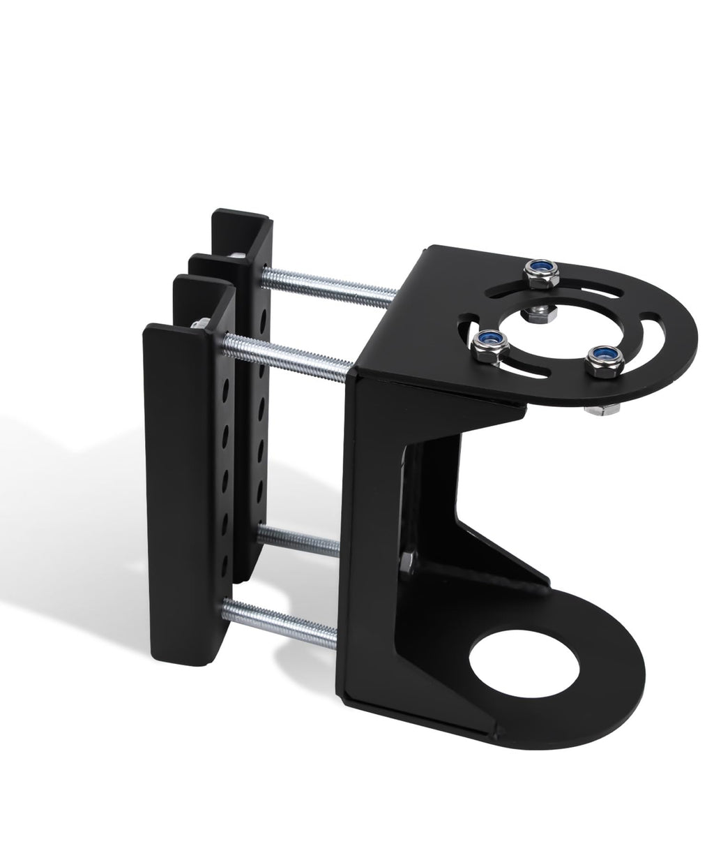 Black Steel Trailer Tongue Jack Stand Bracket L523823
