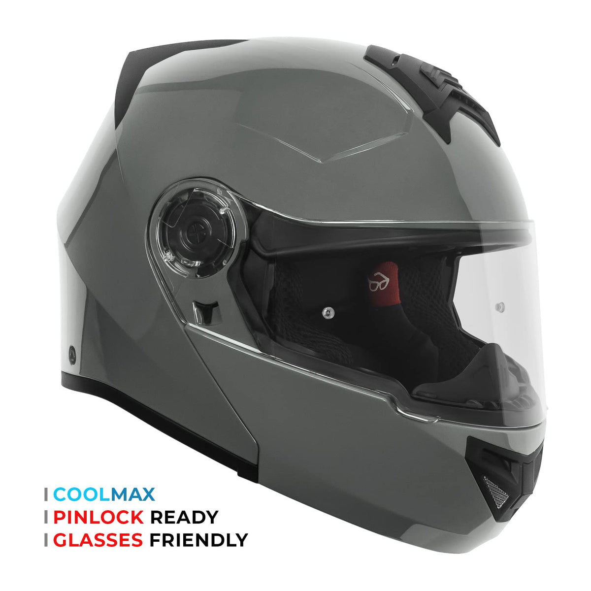 Full Face Modular Flip-Up Motorcycle Helmet K81419