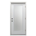 Primed Left Hand Outswing Full Lite Clear Glass Prehung Door A718