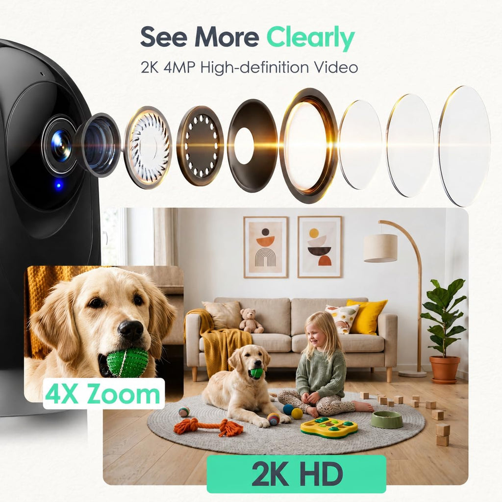 2K Indoor Camera with Motion Tracking L24625