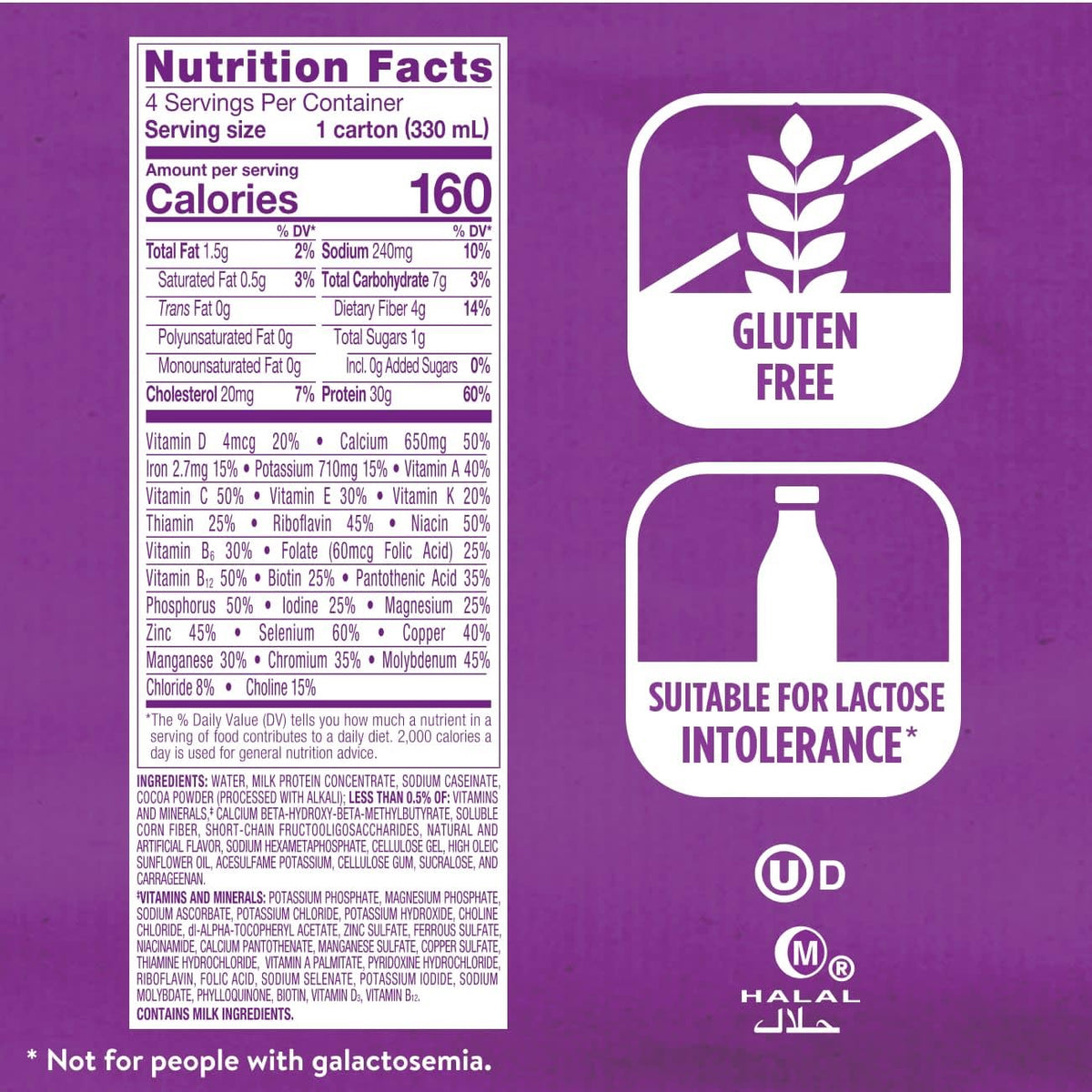 2-in-1 Milk Chocolate High Protein 12 Pack Q34510