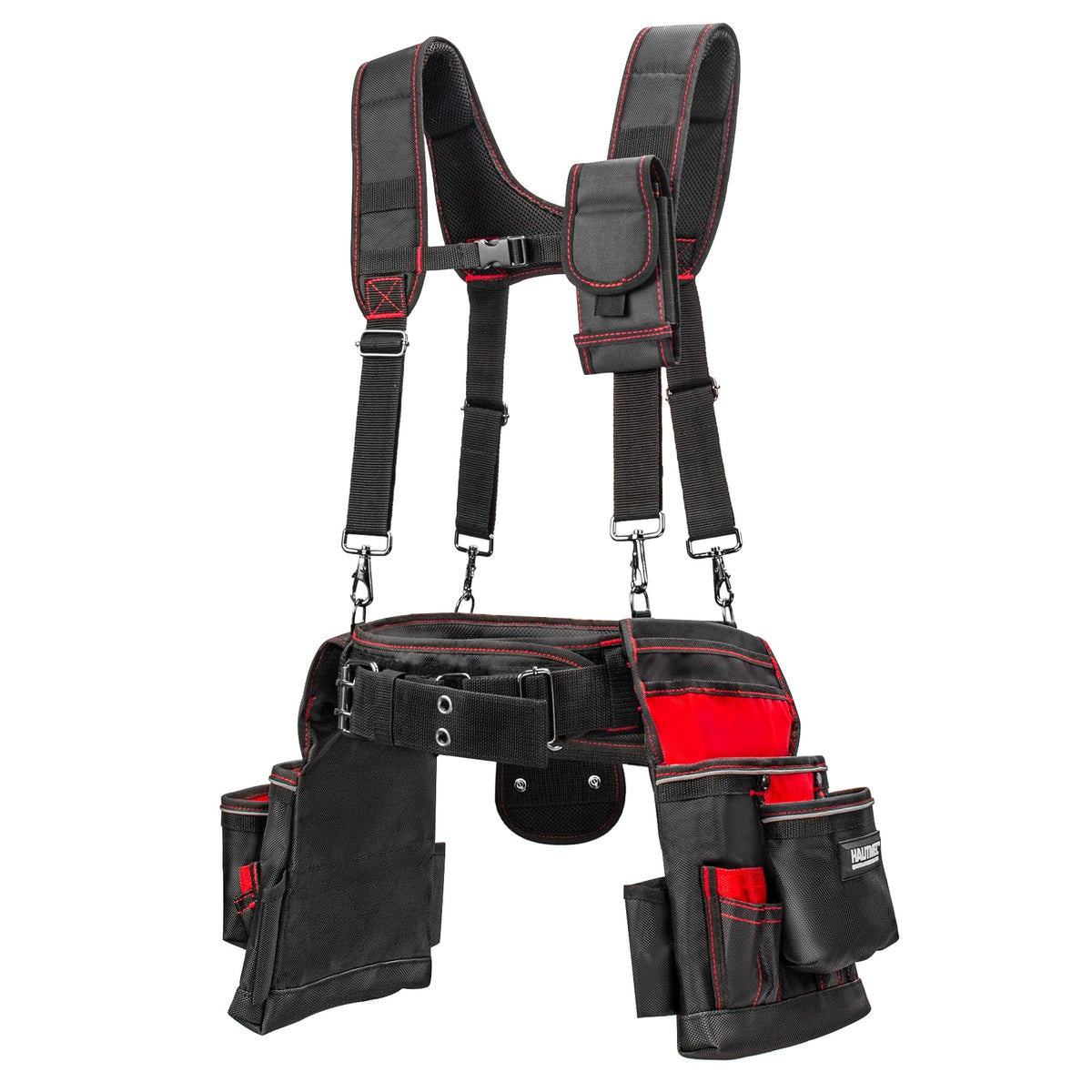 Heavy Duty 19-Pocket Tool Belt with Suspenders J917806