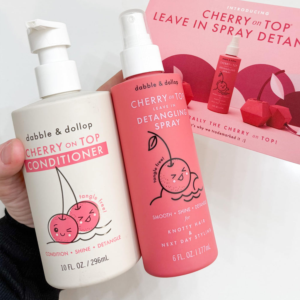 Kids Hair Conditioner & Leave-In Detangler Spray 2-Pack P259