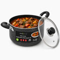 24QT Aluminum Sauce Pot with Glass Lid A309