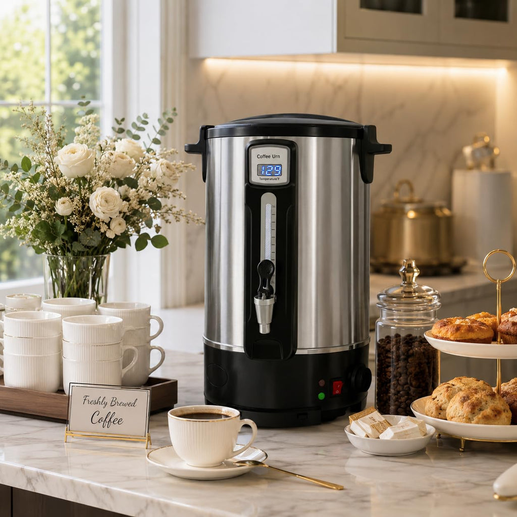 50 Cup Stainless Steel Coffee Urn T600259