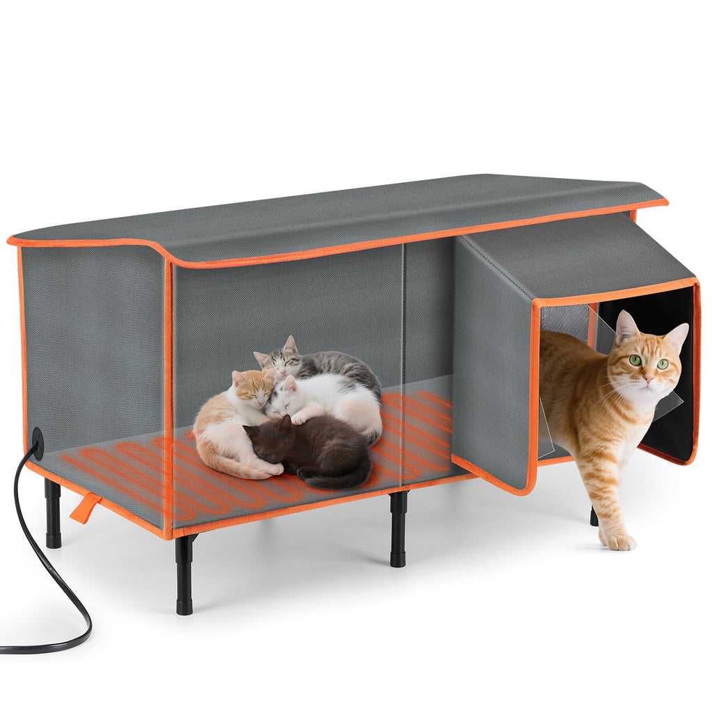 Heated Weatherproof Insulated Cat House C39519