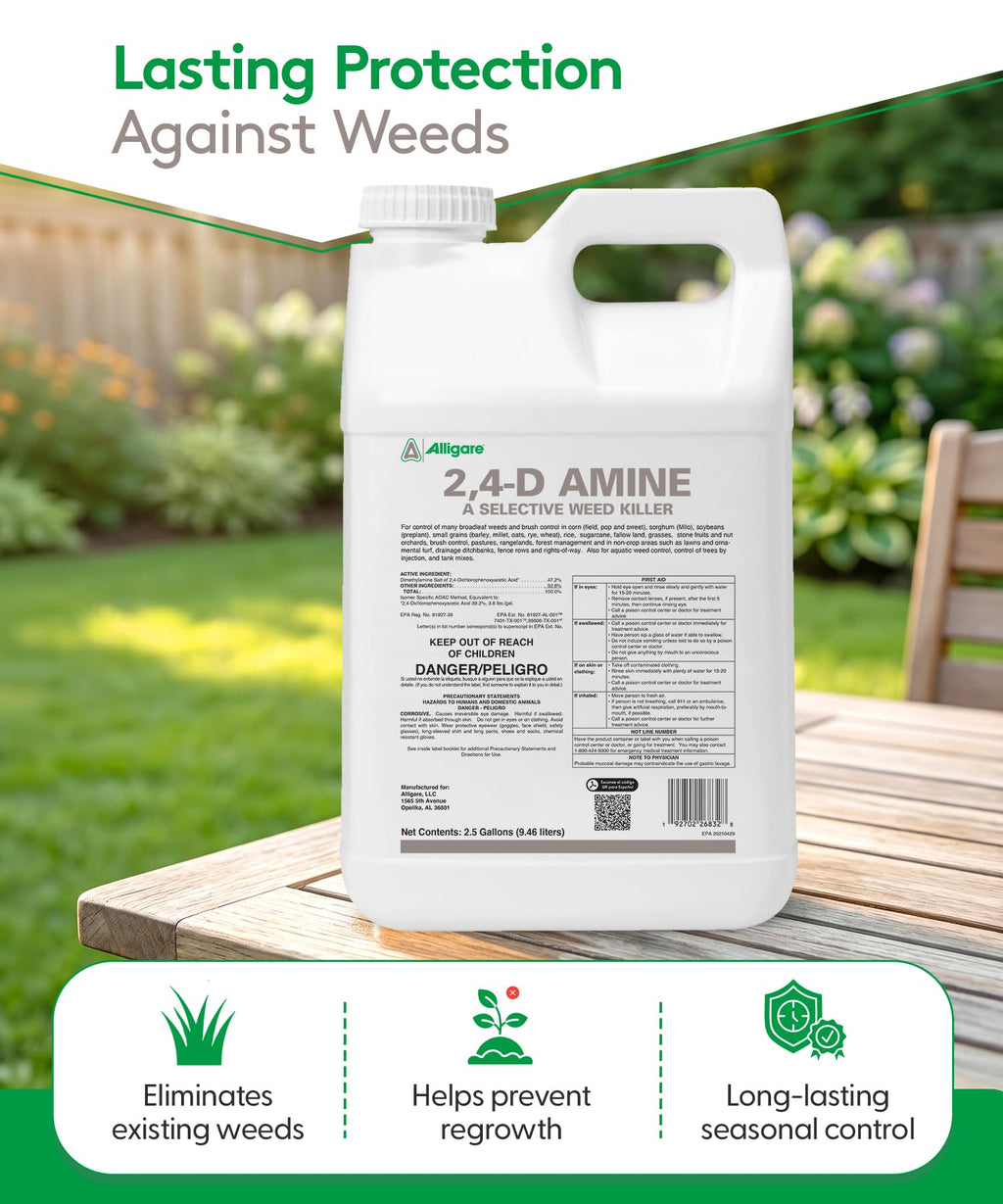 2,4-D Amine Weed Killer Concentrate 2.5 Gallons O982