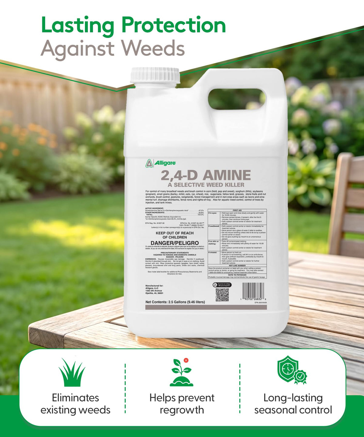 2,4-D Amine Weed Killer Concentrate 2.5 Gallons O982